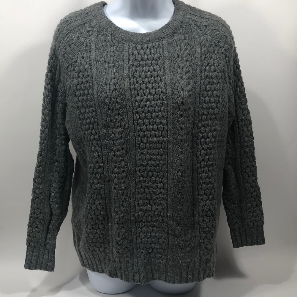 Women’s Small Gray Forever 21 Think Knit Sweater